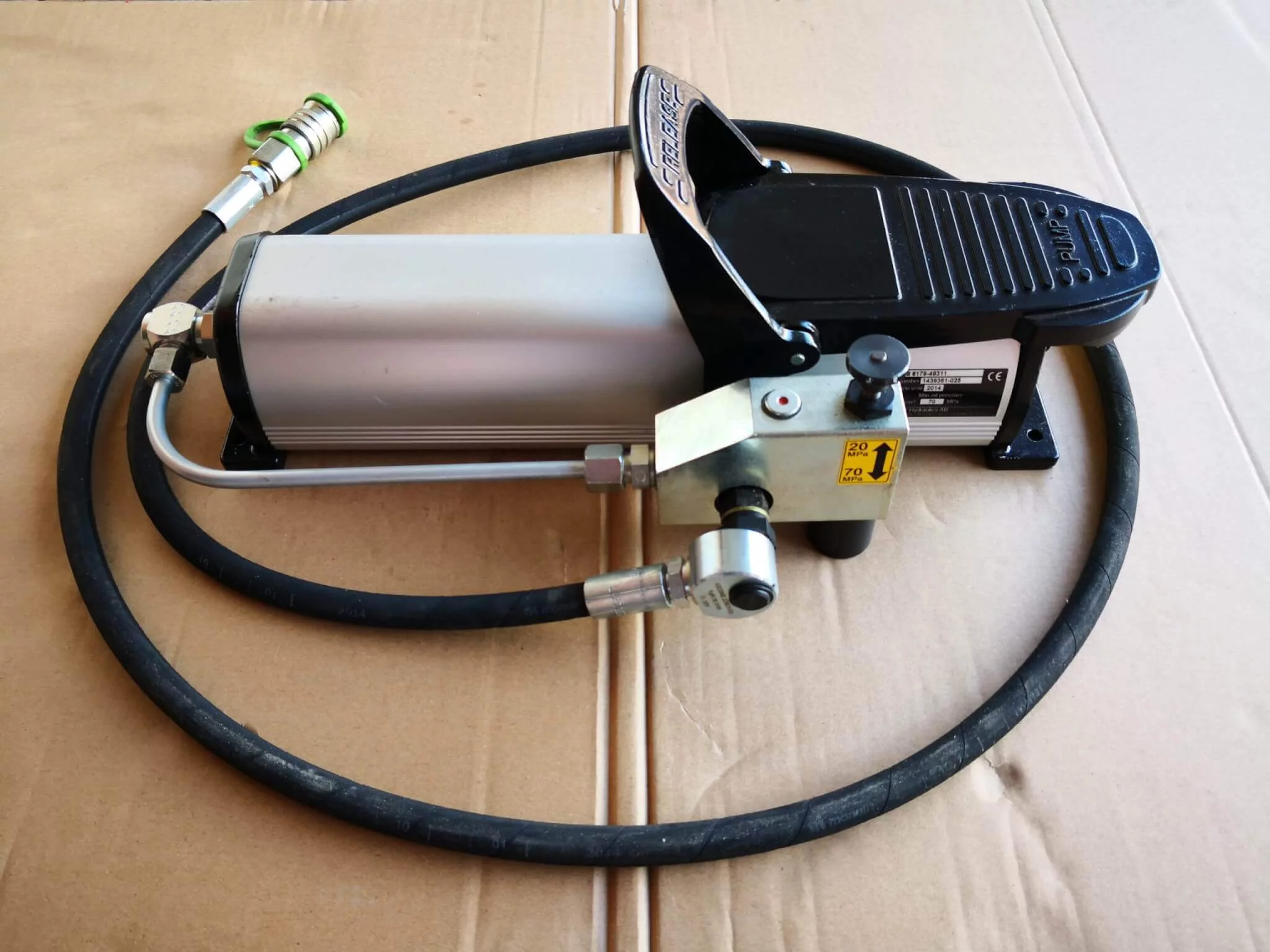 Spezialwerkzeug 87 VAS 6179 Pneumatische Hydraulikpumpe