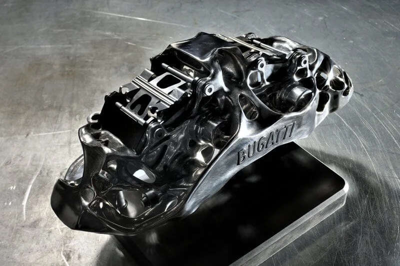 Bugatti Titan Bremssattel aus dem 3D Drucker