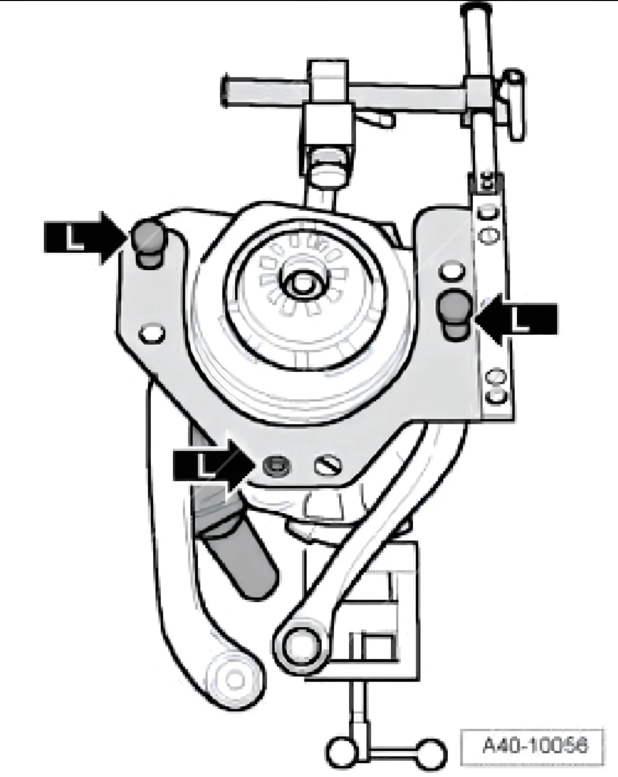 Spezialwerkzeug 84 Federbeinspanner VAG 1752-2 / KL-0255 / VAG 1752-18 / KL 0255-11