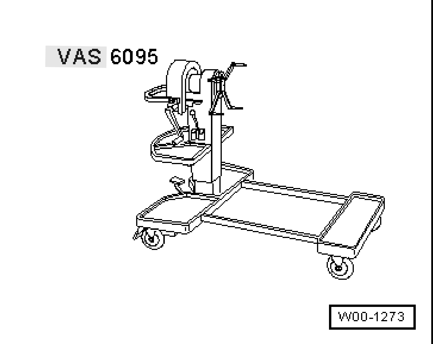 VAS 6095 A Aggregatenträger Motor / Getriebe