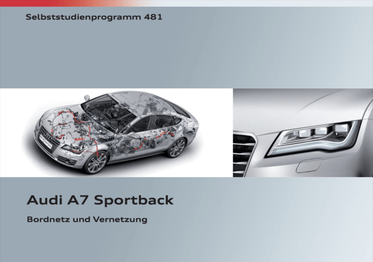 SSP 481 Bordnetz und Vernetzung SSP 481 Bordnetz und Vernetzung