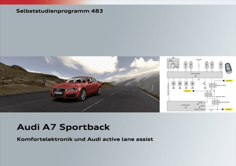 SSP 483 Komfortelektronik und active lane assist SSP 483 Komfortelektronik und active lane assist