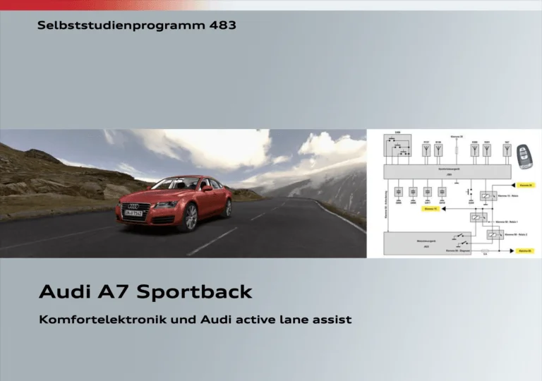 Audi SSP 483 Komfortelektronik und Active Lane Assist