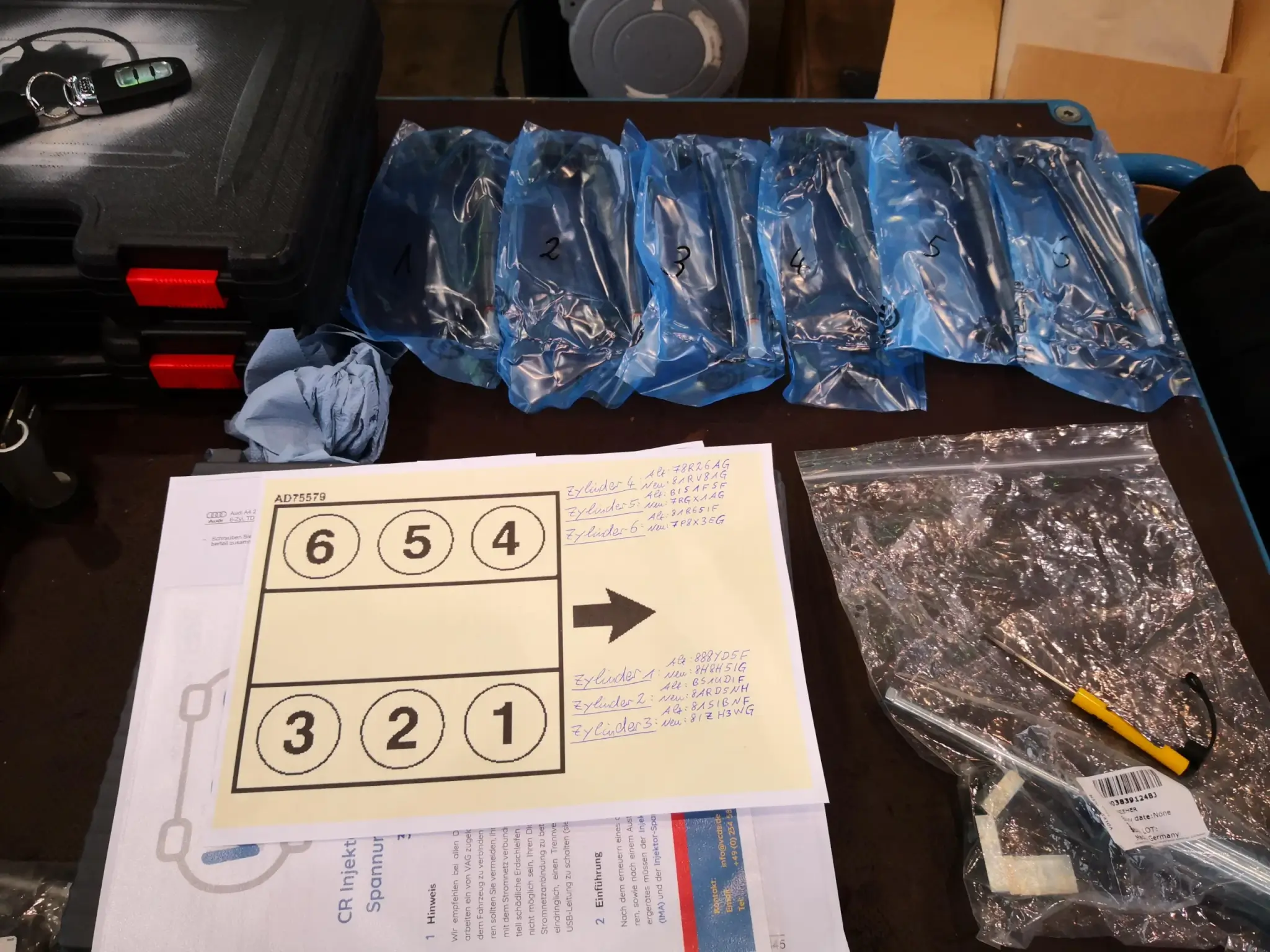 Injektoren Tauschen am V6 TDI