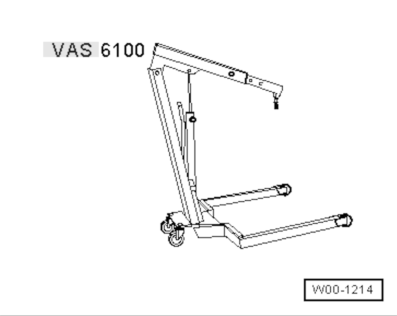 VAS 6100 Werkstattkran