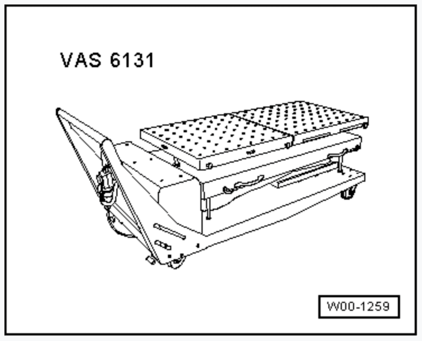 VAS 6131 Scherenhubtisch