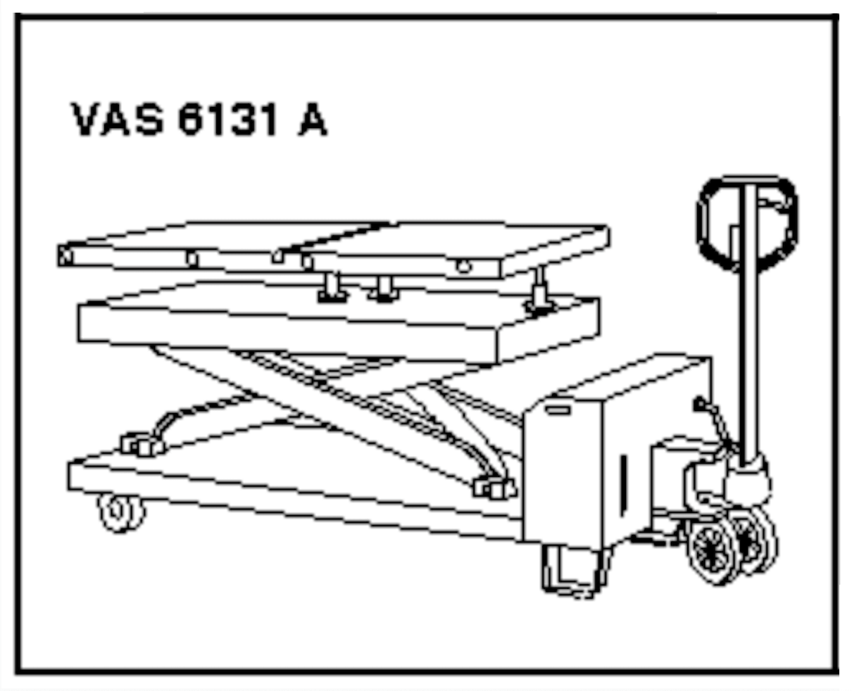 VAS 6131A Scherenhubtisch