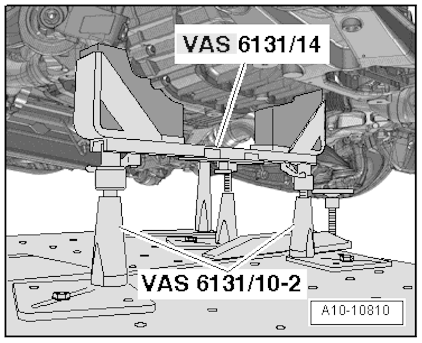 VAS 6131B Scherenhubtisch Zubehör