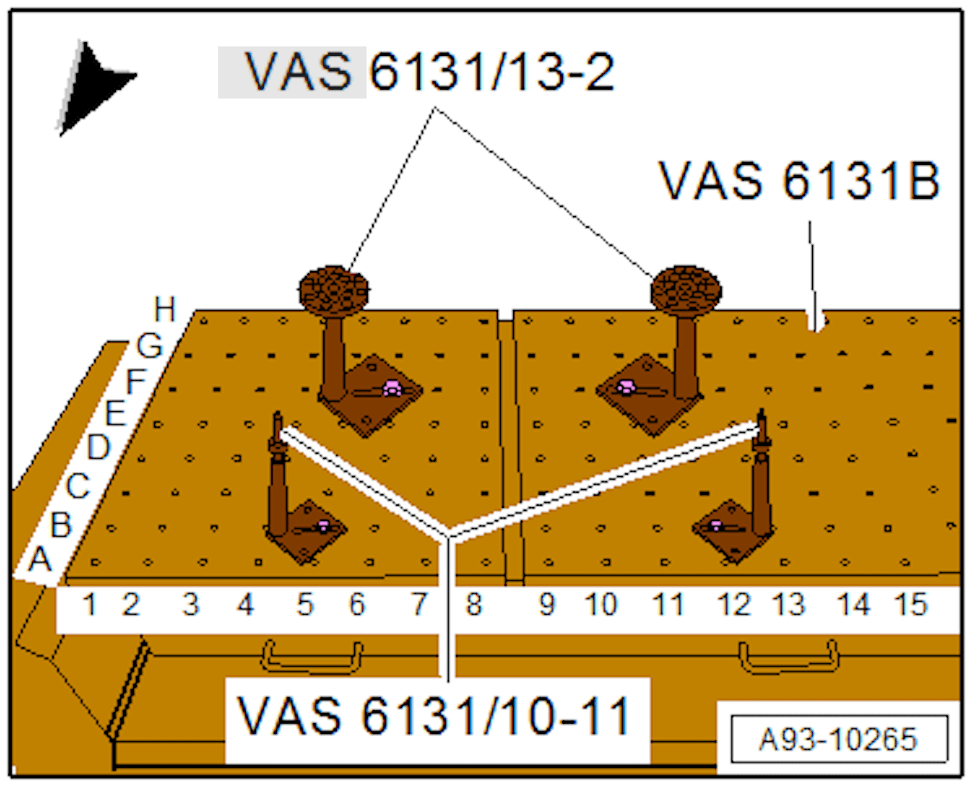 VAS 6131B Scherenhubtisch Zubehör