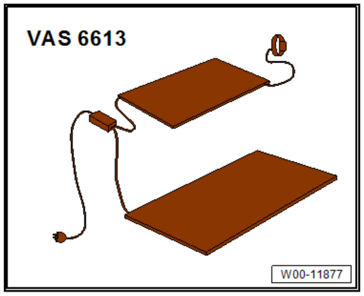 Spezialwerkzeug VAS 6613 ESD Arbeitsplatz