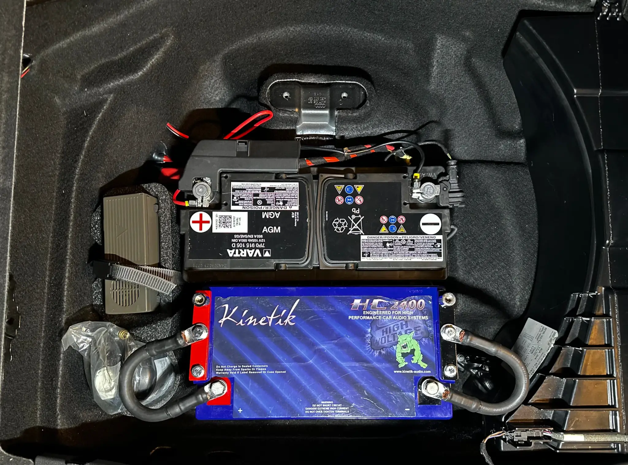 Einbau Kinetik HC 2400 Vergleich zu Original
