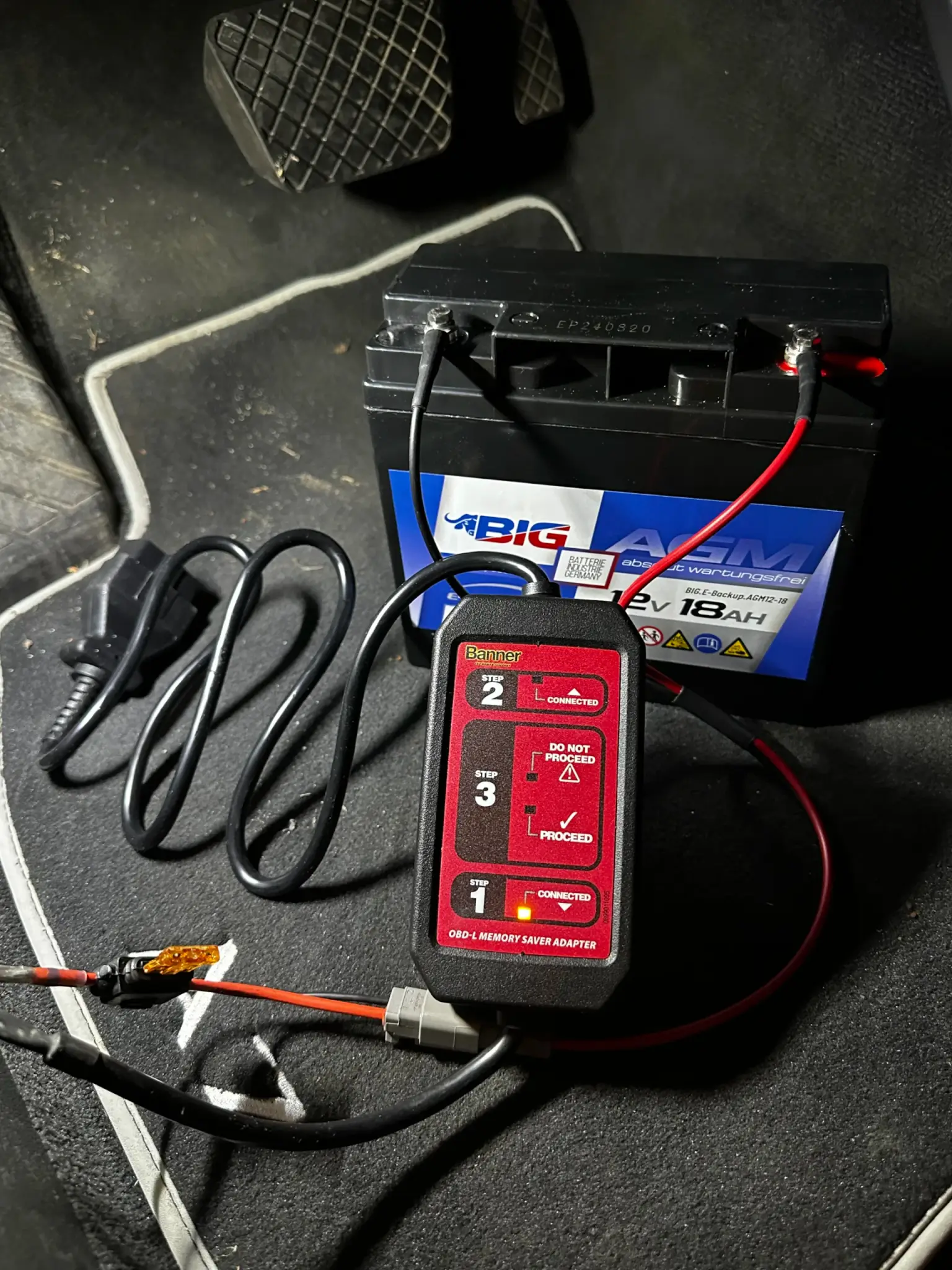OBD Memory Saver Schritt 1