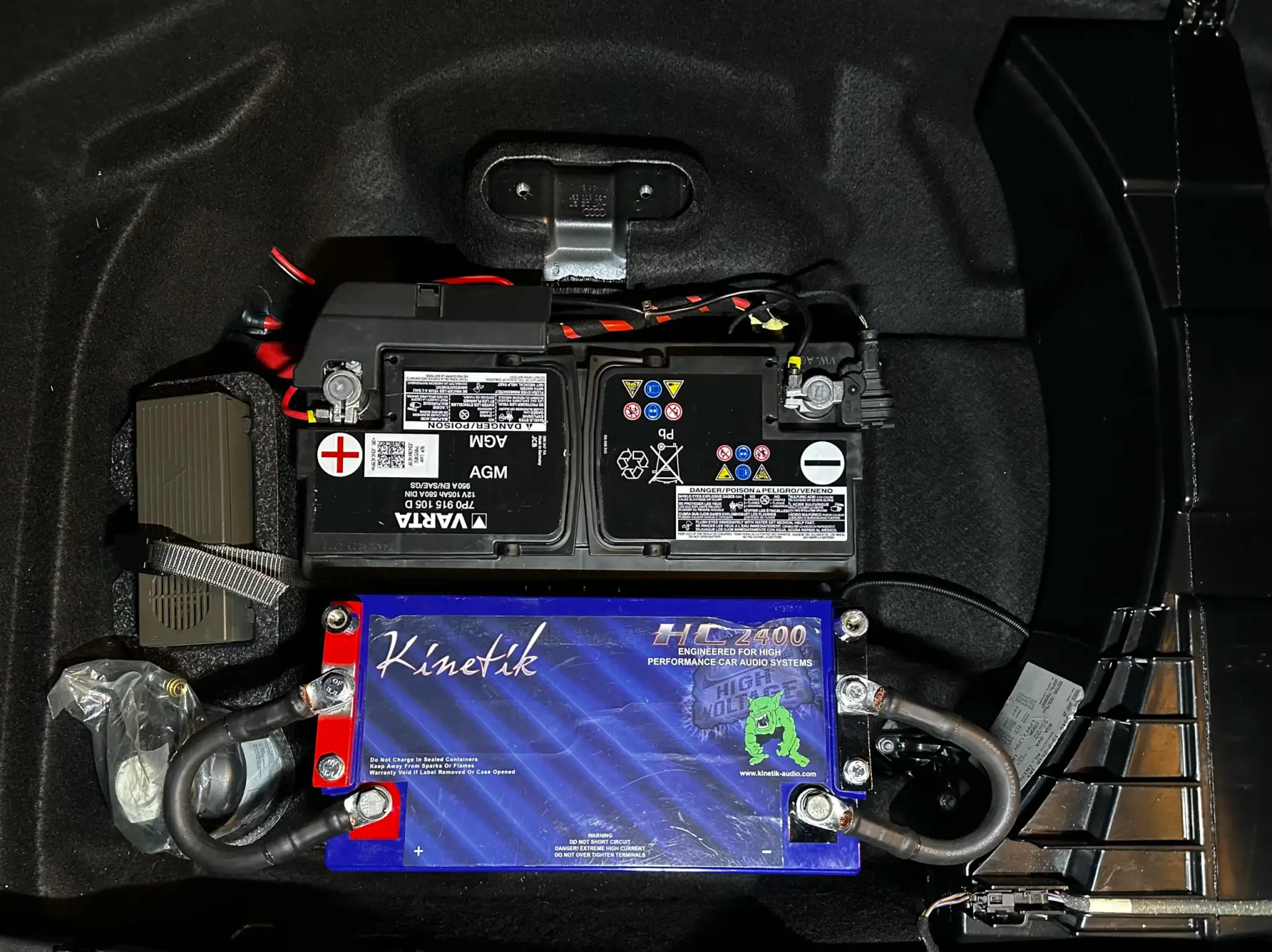 Einbau Kinetik HC 2400 Vergleich zu Original