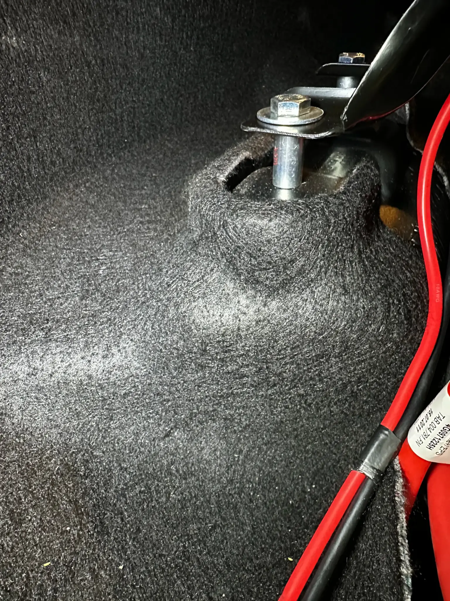 Umbau Bordwerkzeug Halter zum Batteriehalter