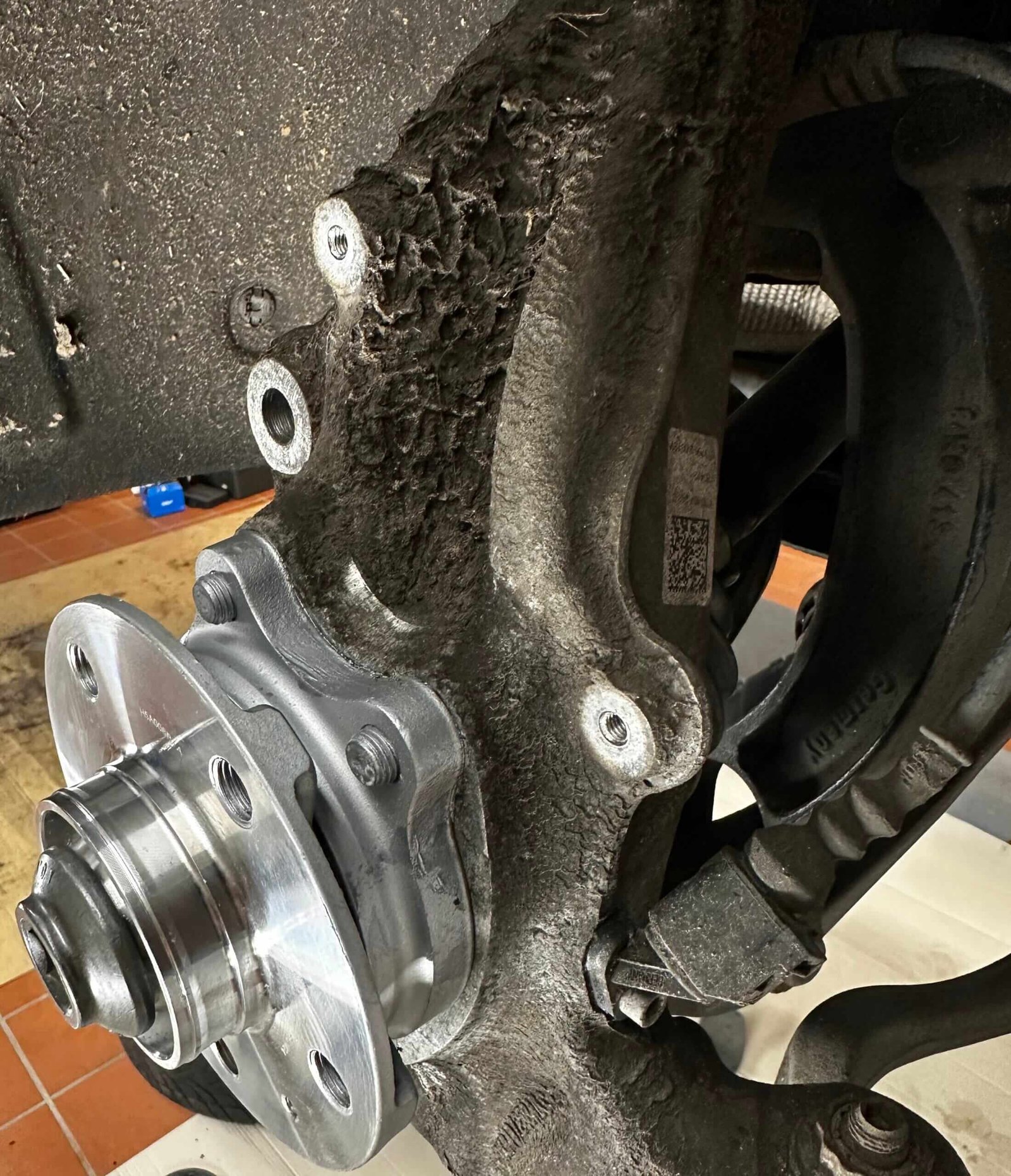 Radlager verzinken Achsschenkel Vorderachse