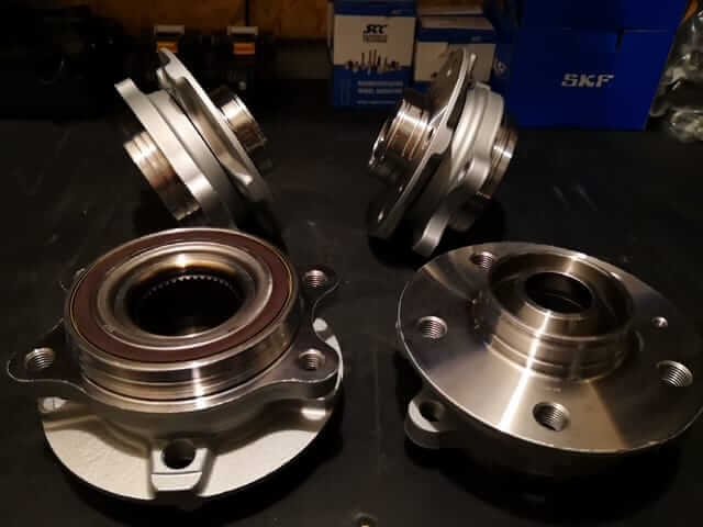 Radlager verzinken abgeschlossen