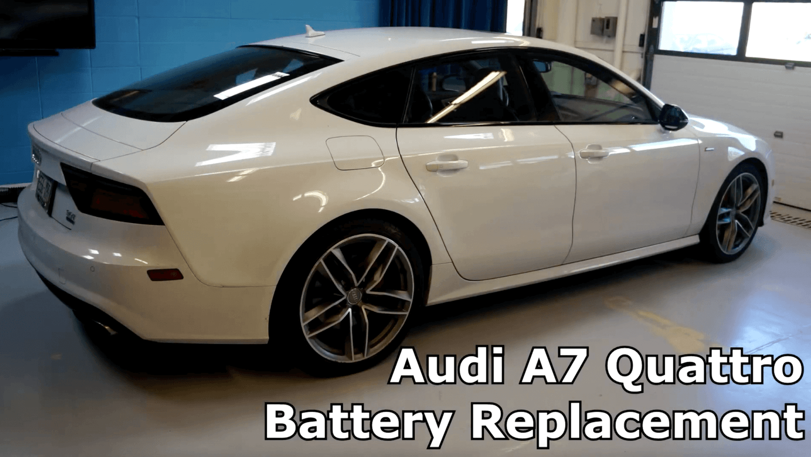 Prozess Audi A7 Batterie Wechsel DIY Video