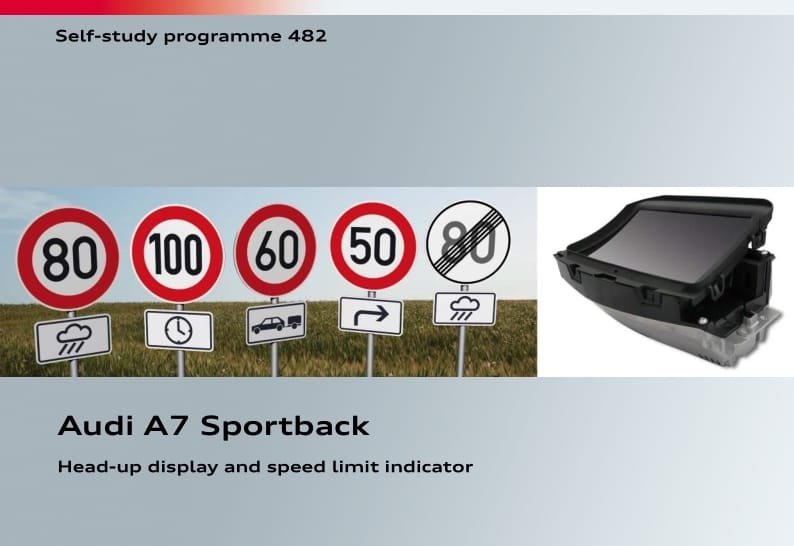 SSP 482 Head-Up display and speed limit indicator
